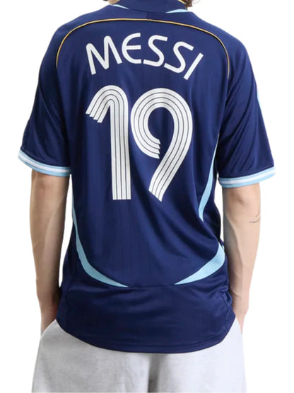 Argentina 2006 II Away Jersey - Retro Version - MESSI #19
