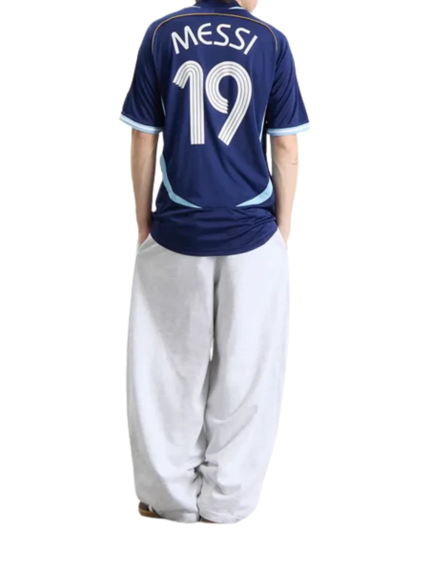 Argentina 2006 II Away Jersey - Retro Version - MESSI #19