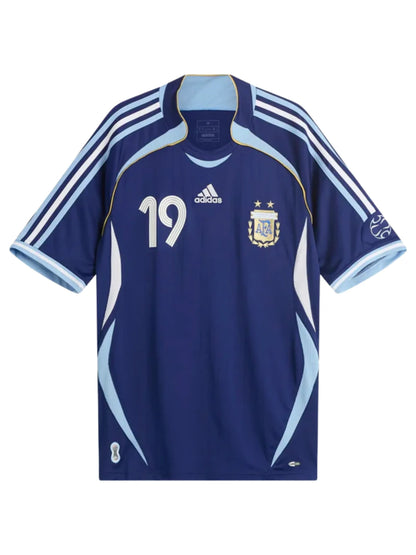 Argentina 2006 II Away Jersey - Retro Version - MESSI #19