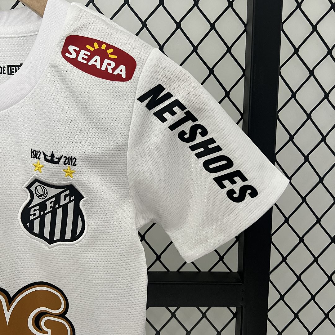 Kit Kids Santos Retro Neymar Jr 2011