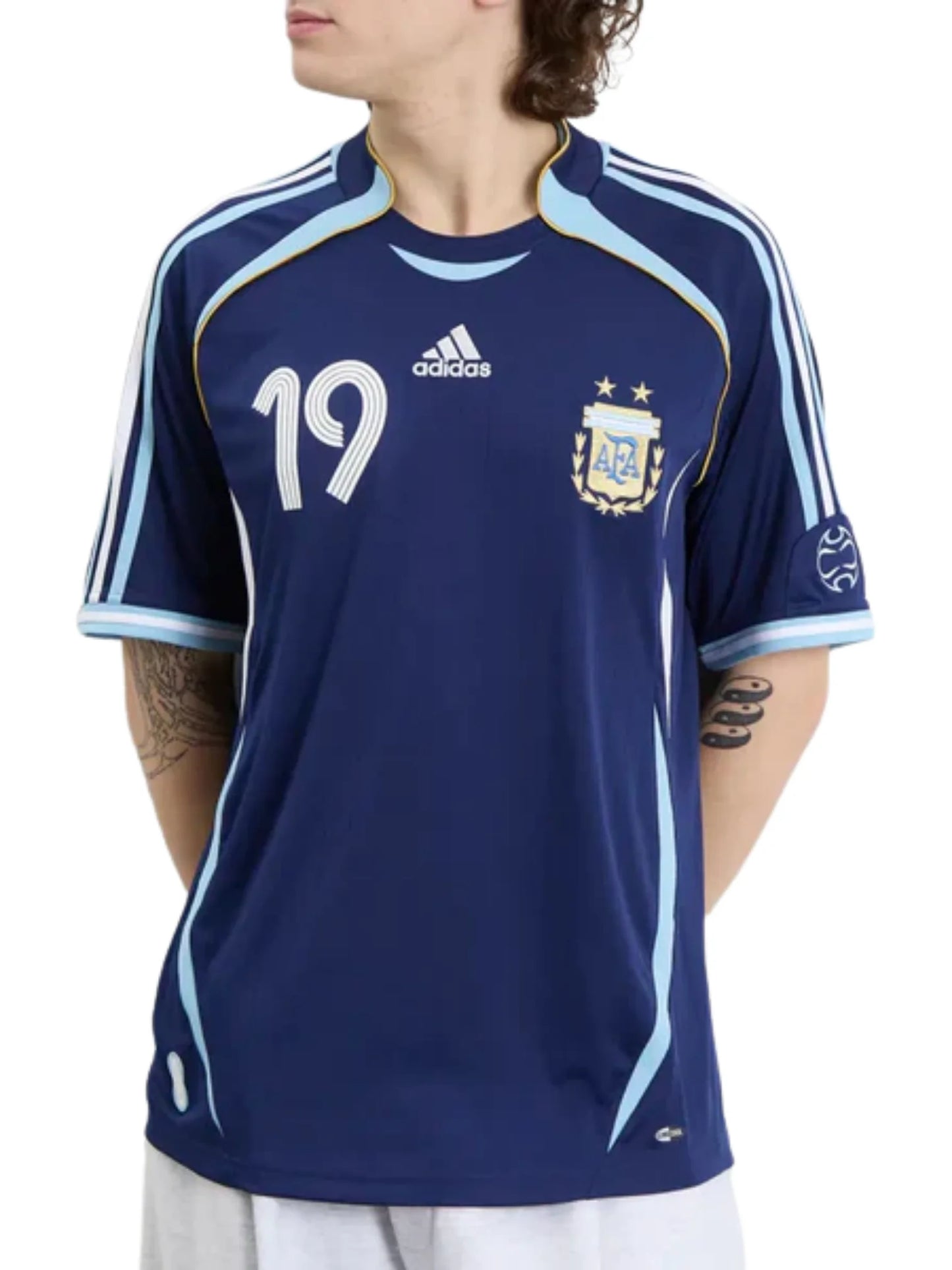 Argentina 2006 II Away Jersey - Retro Version - MESSI #19