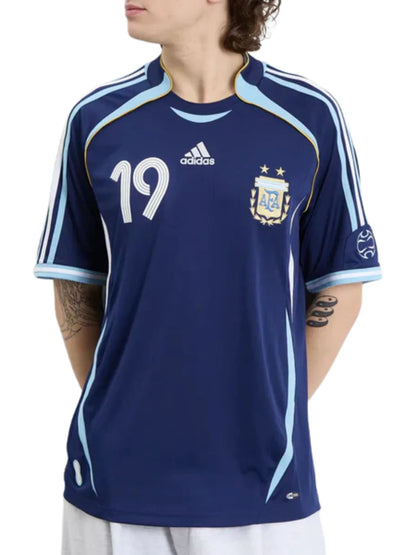 Argentina 2006 II Away Jersey - Retro Version - MESSI #19
