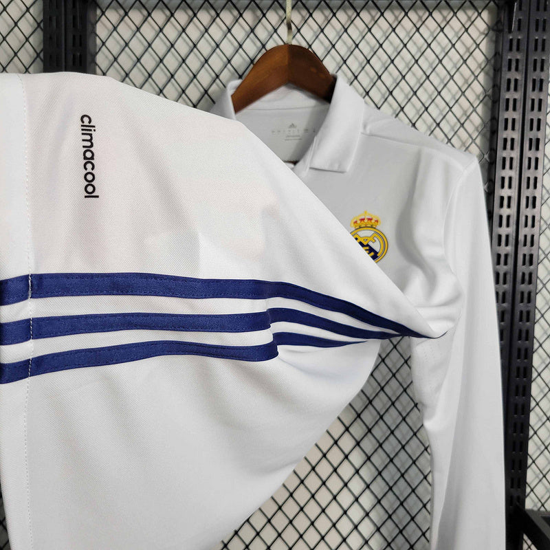 Real Madrid Home 16/17 Retro manga longa